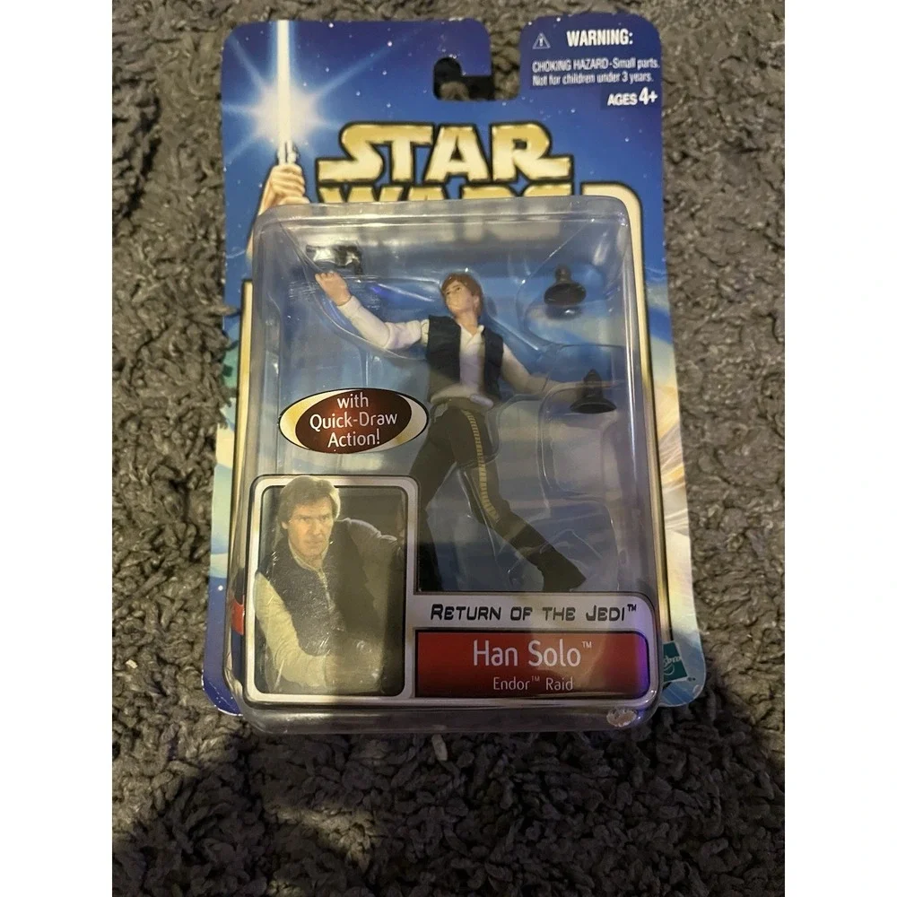 Star Wars Episode VI Return of the Jedi Endor Raid Han Solo Quick-Draw Action